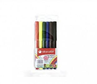 MARCADOR ESCOLAR SKYCOLOR BL X6